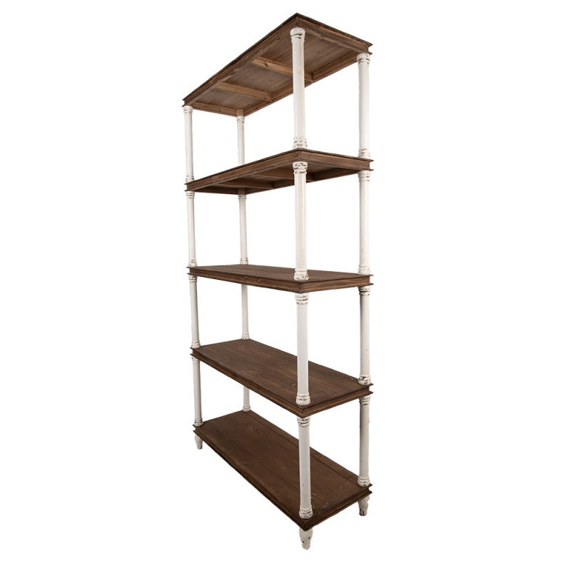 Kast 110x40x210 cm Wit Hout