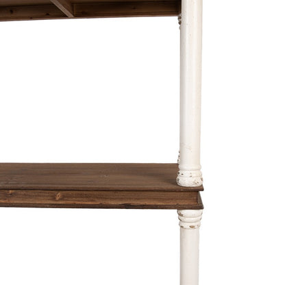Kast 110x40x210 cm Wit Hout