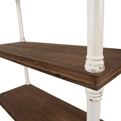 Kast 110x40x210 cm Wit Hout