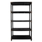 Kast 110x40x210 cm Zwart Hout