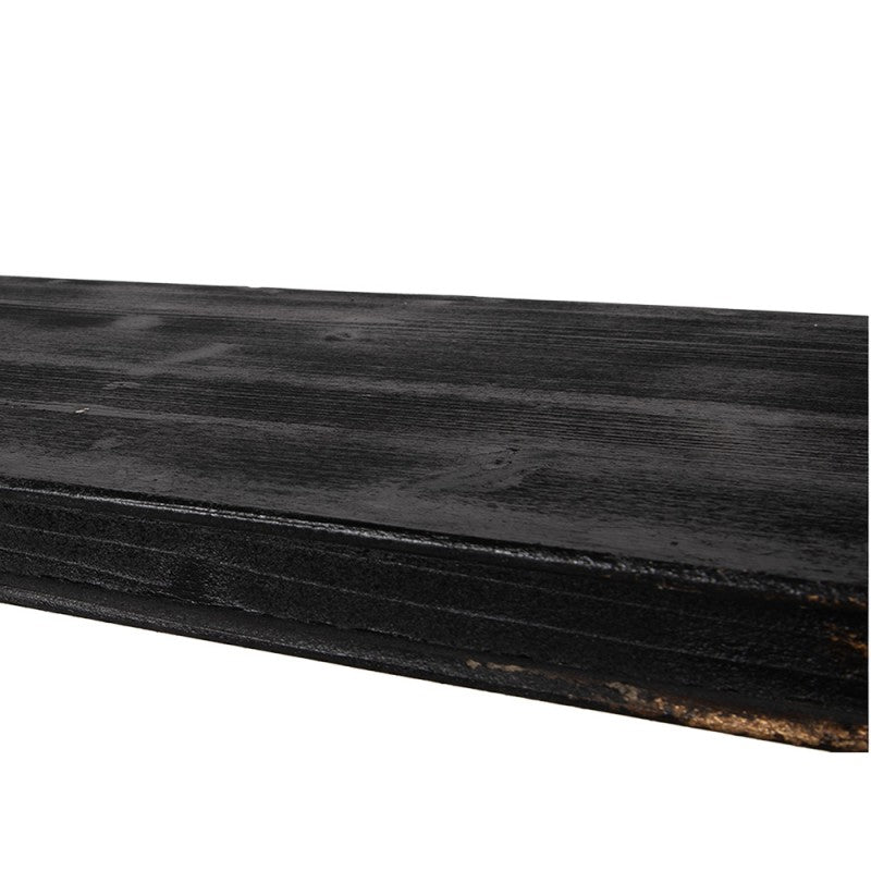 Kast 110x40x210 cm Zwart Hout