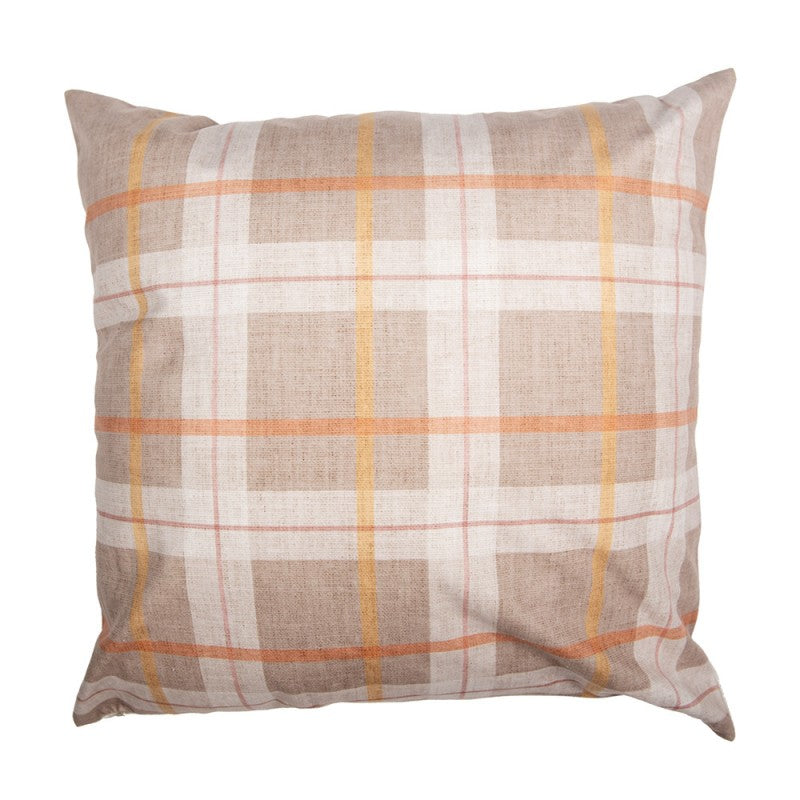Kussenhoes 45x45 cm Beige Polyester Pompoen Sierkussenhoes