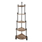 Rek 45x45x184 cm Bruin Hout