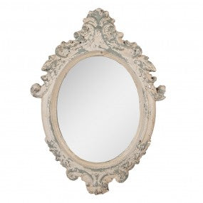 Spiegel 46x3x64 cm Beige Metaal