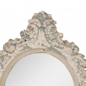 Spiegel 46x3x64 cm Beige Metaal