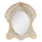 Spiegel 69x84 cm Bruin Beige Hout Grote Spiegel
