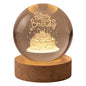 Tafellamp Bruin Hout