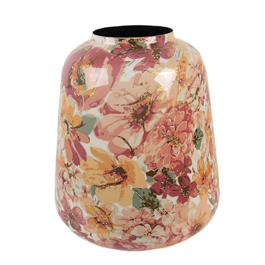 Vaas Ø 35x52 cm Roze Metaal