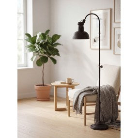 Vloerlamp 59x27x189 cm Zwart IJzer Staande Lamp