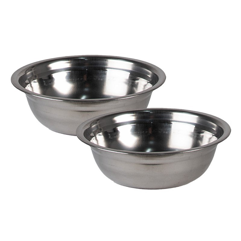 Voerbak hond 2x500 ml Grijs Hout Voerbak Kat