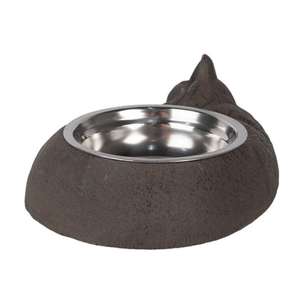 Voerbak Kat 325 ml Bruin Metaal