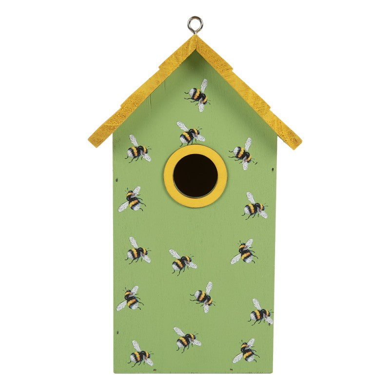 Vogelhuis 15x10x22 cm Groen Hout