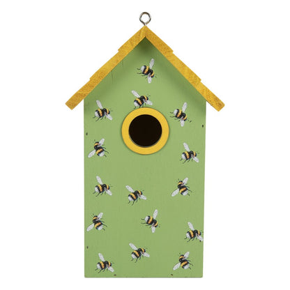 Vogelhuis 15x10x22 cm Groen Hout