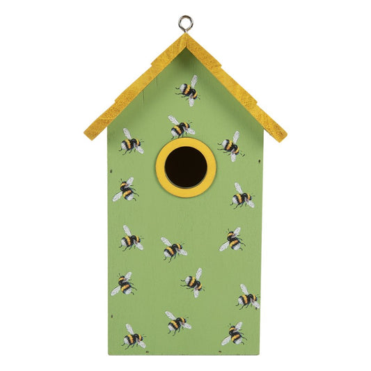 Vogelhuis 15x10x22 cm Groen Hout