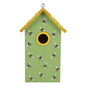 Vogelhuis 15x10x22 cm Groen Hout