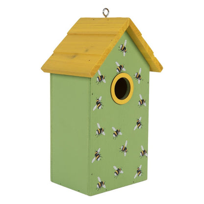 Vogelhuis 15x10x22 cm Groen Hout