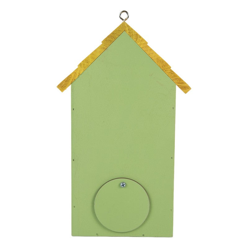 Vogelhuis 15x10x22 cm Groen Hout