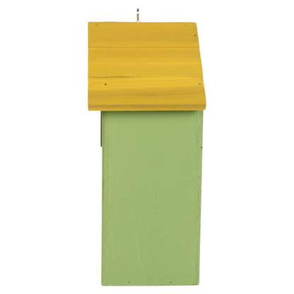 Vogelhuis 15x10x22 cm Groen Hout