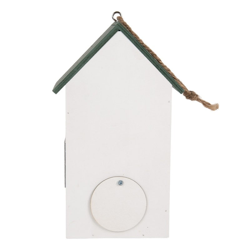 Vogelhuis 15x10x22 cm Wit Hout