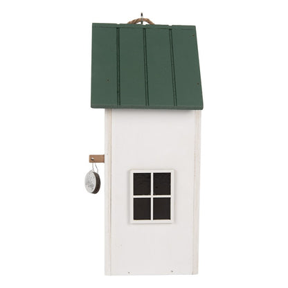 Vogelhuis 15x10x22 cm Wit Hout