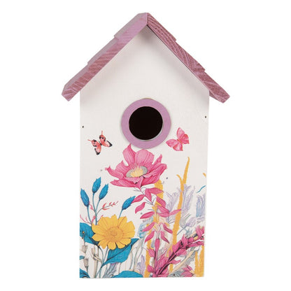 Vogelhuis 15x10x22 cm Wit Hout