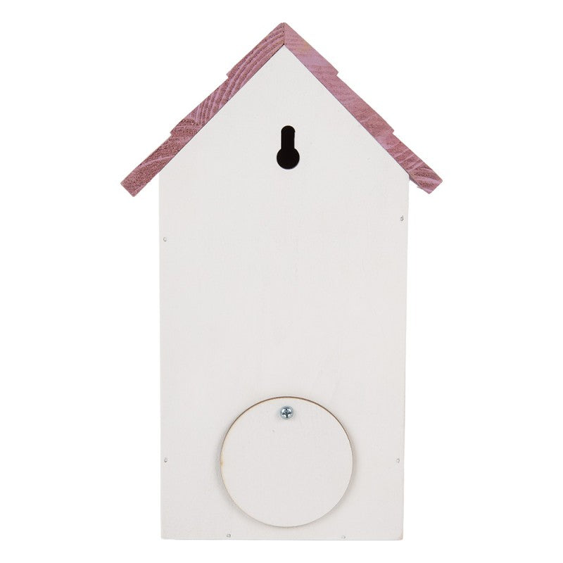 Vogelhuis 15x10x22 cm Wit Hout