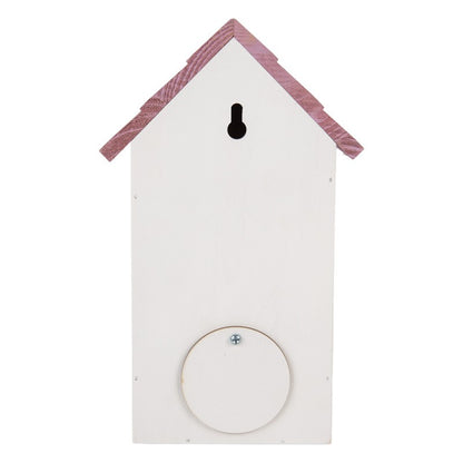 Vogelhuis 15x10x22 cm Wit Hout