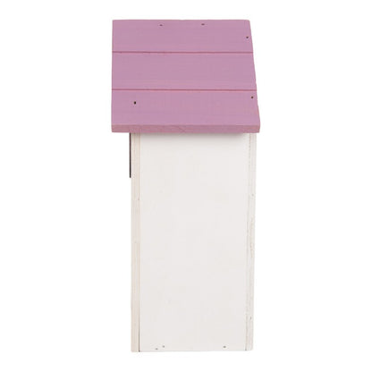 Vogelhuis 15x10x22 cm Wit Hout