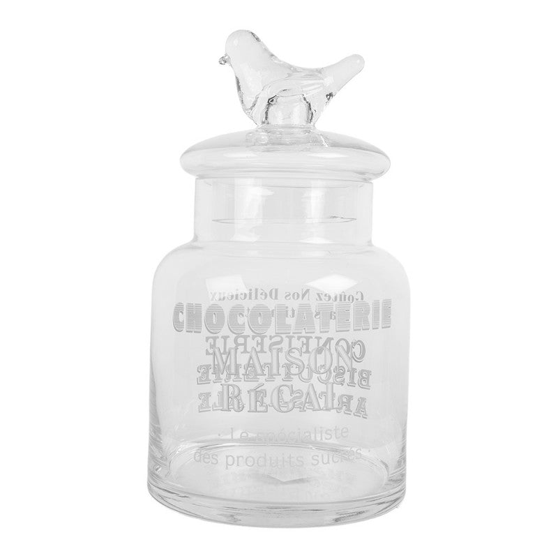Voorraadpot Ø 13x23 cm Transparant Glas