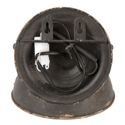 Wandlamp 21x30x19 cm Zwart IJzer Muurlamp