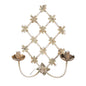 Wandlamp 43x16x55 cm Beige Goudkleurig IJzer Muurlamp