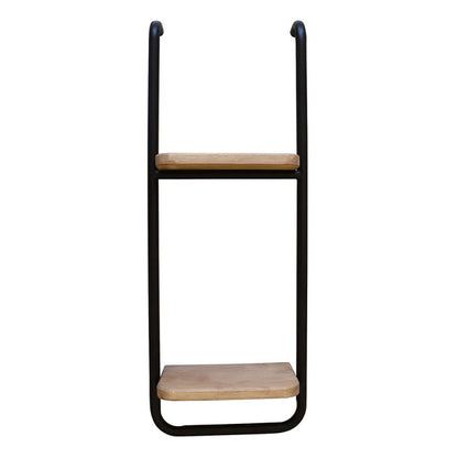 Wandrek 30x15x80 cm Bruin IJzer Muurrek