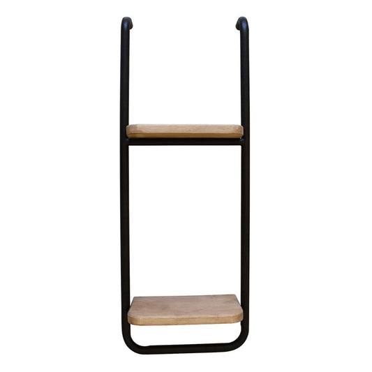 Wandrek 30x15x80 cm Bruin IJzer Muurrek