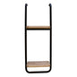Wandrek 30x15x80 cm Bruin IJzer Muurrek